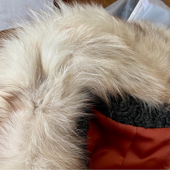 - Astrakin, France Gray Persian Lamb Swing Coat  M-L - Picture 14 of 16